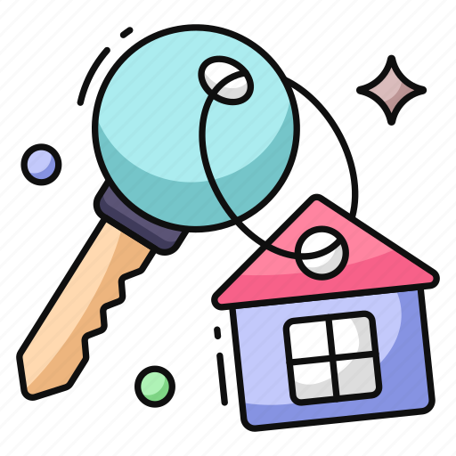 Home key, home ownership, house key, estate key, property key icon - Download on Iconfinder