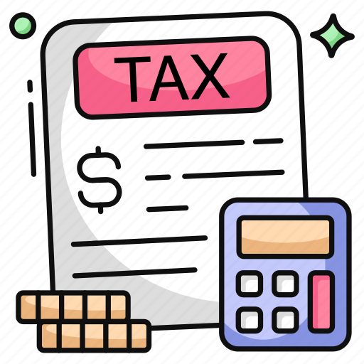 Tax paper, tax document, tax doc, tax archive, tax calculation icon - Download on Iconfinder