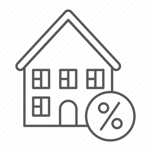 Property, tax, real, estate, percentage, value, house icon - Download on Iconfinder
