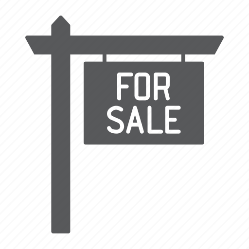 For, sale, signboard, real, estate, promotion, home icon - Download on Iconfinder