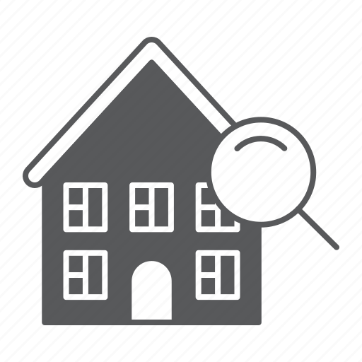 House, search, real, estate, find, home, magnifier icon - Download on Iconfinder