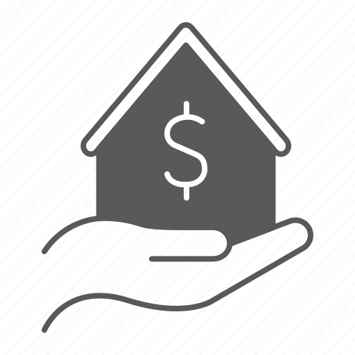 Mortgage, real, estate, home, hand, hold, house icon - Download on Iconfinder