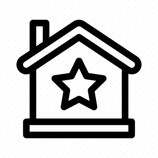 House, favourite, star, property, construction, building, real icon - Download on Iconfinder