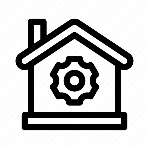 House, service, property, residential, construction, building, real icon - Download on Iconfinder