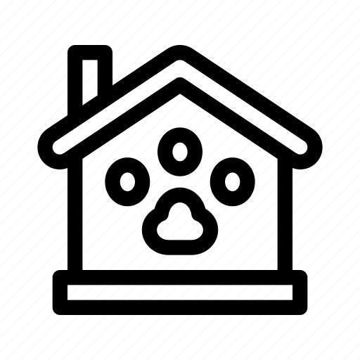 Pet, friendly, house, home, construction, building, animal icon - Download on Iconfinder
