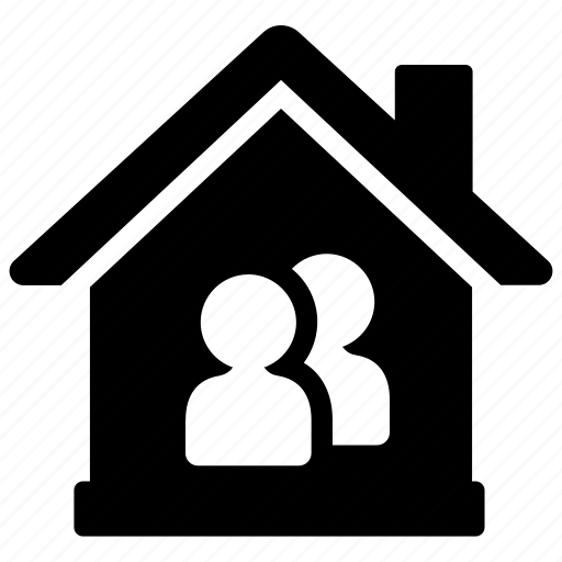Apartment, couple, house, housing, property, share, tenants icon - Download on Iconfinder
