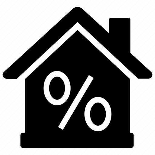 Discount, estate, house, housing, percentage, rate, real icon - Download on Iconfinder