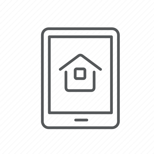 House, realty, search, tablet, web icon - Download on Iconfinder