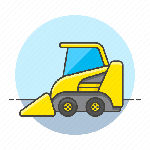 Building, bulldozer, construction, equipment, estate, heavy, machine icon - Download on Iconfinder