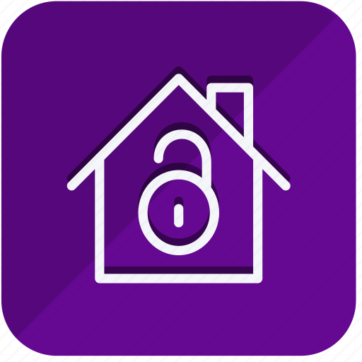 Building, construction, estate, real, home, house, lock icon - Download on Iconfinder