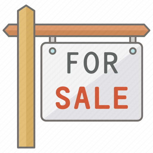 For, house, property, real, real estate, sale, sign icon - Download on Iconfinder