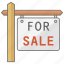 for, house, property, real, real estate, sale, sign 