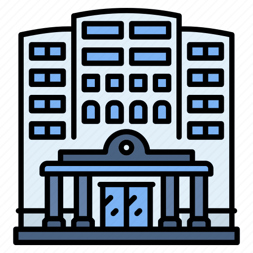 Hotel, building, architecture, travel, urban, town, business icon - Download on Iconfinder