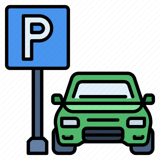 Parking, car, road, transportation, traffic, park, sign icon - Download on Iconfinder