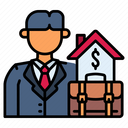 Seller, agent, house, business, property, buyer, real estate icon - Download on Iconfinder