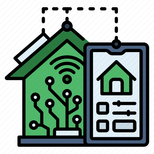 Home, control, app, wireless, internet, network, smart home icon - Download on Iconfinder
