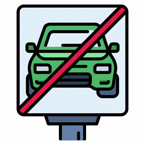 No, parking, traffic, sign, car, forbidden, prohibited icon - Download on Iconfinder