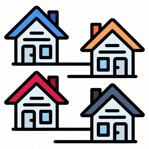 Housing, area, house, property, apartment, building, home icon - Download on Iconfinder