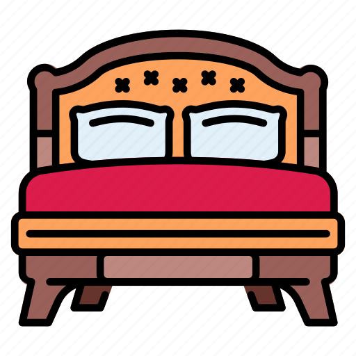 Bedroom, room, bed, home, furniture, apartment, cozy icon - Download on Iconfinder