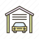 car garage, parking, garage
