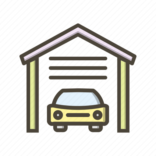 Car garage, parking, garage icon - Download on Iconfinder