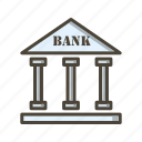 bank, finance, building