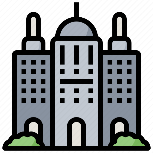 Building, business, center, edifice, office, real, skyscrapper icon - Download on Iconfinder