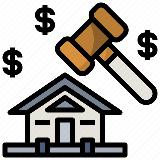Auction, bid, hammer, judge, justice, law, verdict icon - Download on Iconfinder