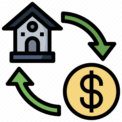 Estate, house, loan, money, mortgage, property, real icon - Download on Iconfinder