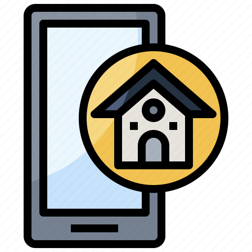 App, estate, home, house, property, real, smartphone icon - Download on Iconfinder