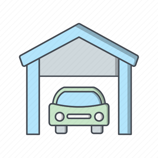 Car garage, house garage, parking icon - Download on Iconfinder