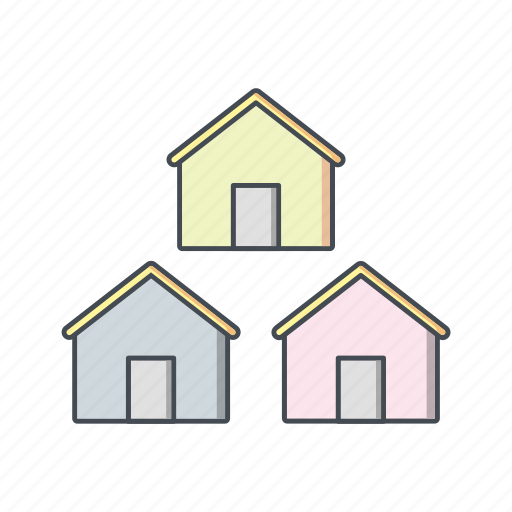 Community, houses, group icon - Download on Iconfinder