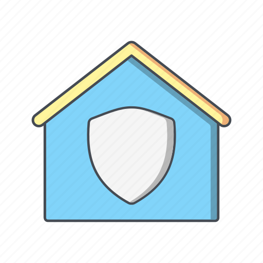 House insurance, house protection, house shield icon - Download on Iconfinder