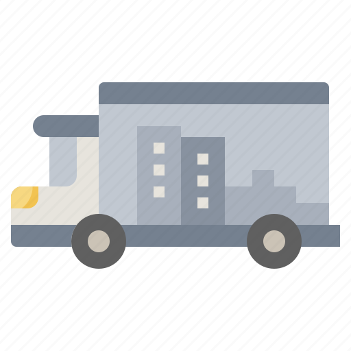 Automobile, delivery, moving, shipping, transport, transportation, truck icon - Download on Iconfinder