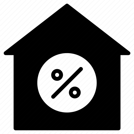 Building, company house, estate, office, percent, work icon - Download on Iconfinder