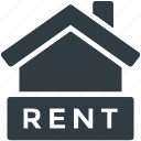 house, real estate, relocation, rent sign, rental concept