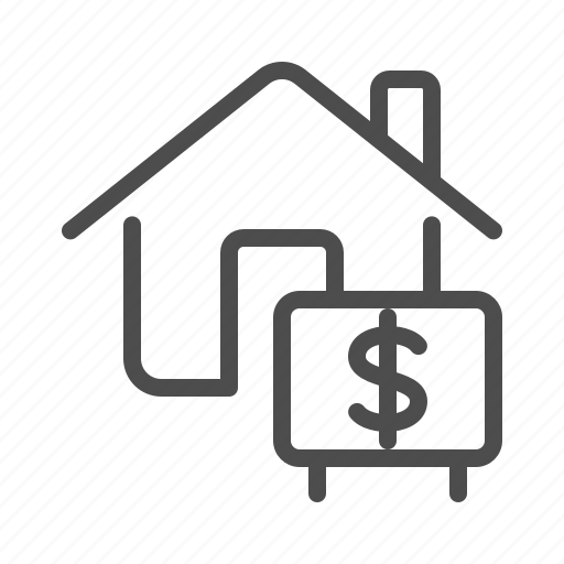 Real estate, home, house, sign, for sale, for rent icon - Download on Iconfinder