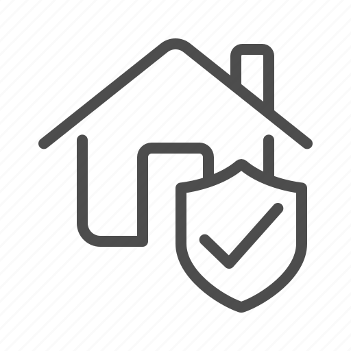 Insurance, shield, house, home, real estate icon - Download on Iconfinder