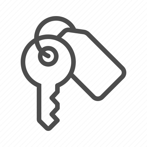 Key, keychain, key chain, house key icon - Download on Iconfinder