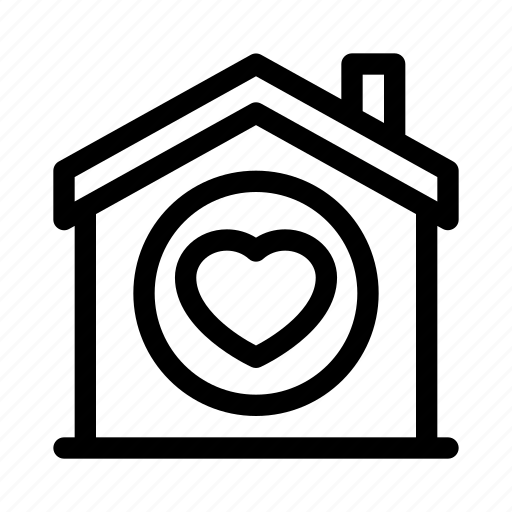 Favorite, real, estate, house, heart, buildings icon - Download on Iconfinder
