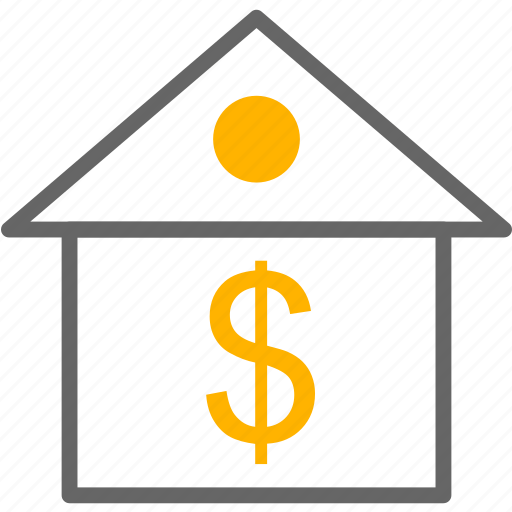 Real, estate, sale, dollar sign, house icon - Download on Iconfinder