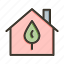 eco house, leaf, nature, energy, green house