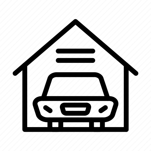 Garage, house, car, service, warehouse icon - Download on Iconfinder
