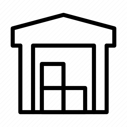 Warehouse, storage, box, real estate, home icon - Download on Iconfinder
