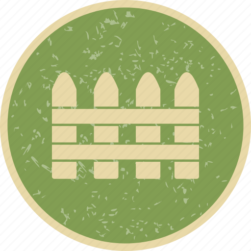 Fence, picket fence, palisade icon - Download on Iconfinder
