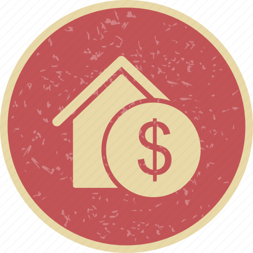 Property, real estate, dollar house icon - Download on Iconfinder