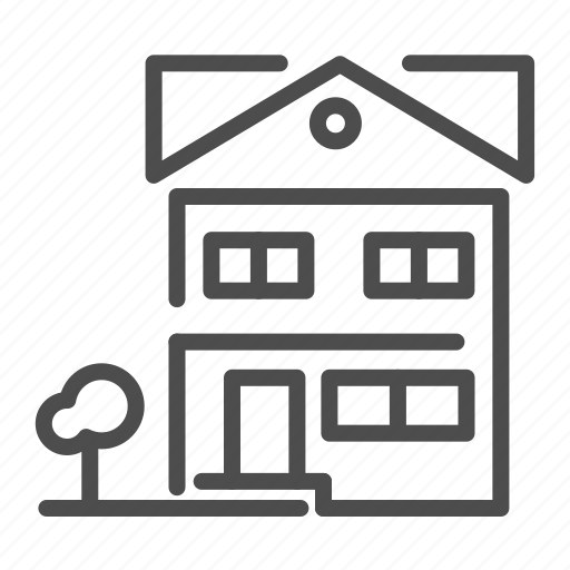 Apartment, building, cabin, floor, home, house, tree icon - Download on Iconfinder