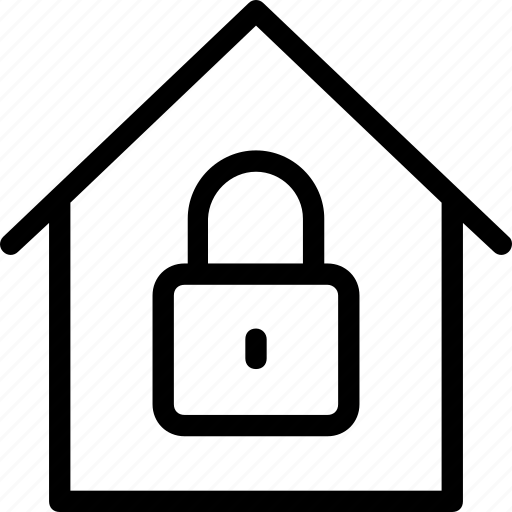 Estate, home, house, lock, real icon icon - Download on Iconfinder