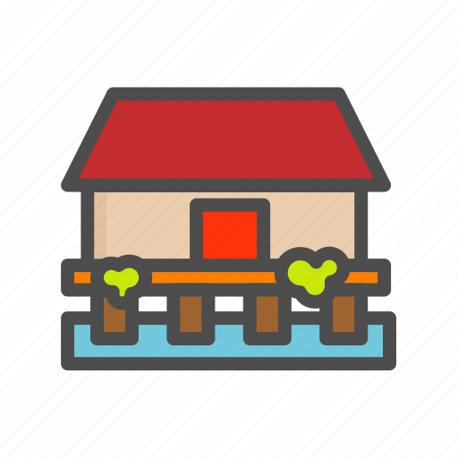 Apartment, building, home, house, sea icon - Download on Iconfinder