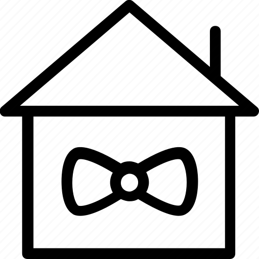 Bow, home, house, real estate icon icon - Download on Iconfinder